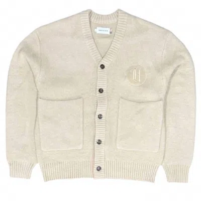 Honor The Gift Men's Stamped Patch Cardigan In Tan In Multi