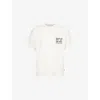 Honor The Gift Mens Bone Paint Works Chest-pocket Cotton-jersey T-shirt Xl In White