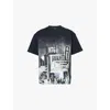Honor The Gift City Lights Box Graphic T-shirt In Black