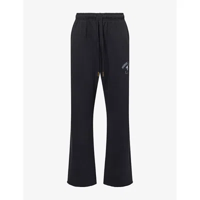 Honor The Gift Mens Honor History Straight-leg Cotton-jersey Jogging Bottoms Black