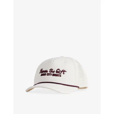 Honor The Gift Mens White City Nights Trucker Cotton And Mesh Cap