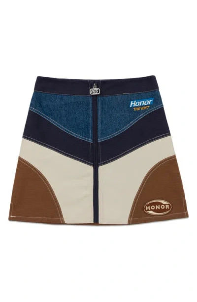 Honor The Gift Motor Skirt In Blue