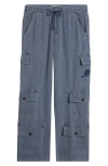 Honor The Gift Motorhead Cotton Twill Cargo Pants In Blue