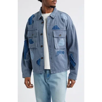 Honor The Gift Motorhead Cover Overshirt In Blue