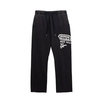 Pre-owned Honor The Gift Not Allowed Sweatpants 'black' | Men's Size L