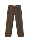 Honor The Gift Novelty Cord Pant In Brown