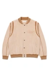 Honor The Gift Oil Head Embroidered Bomber Jacket