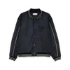 Honor The Gift Oil Head Varsity Jacket In Blue