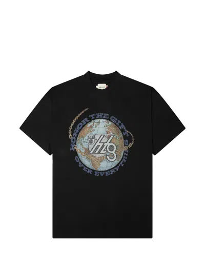 Honor The Gift Over Everything Graphic-print T-shirt In Black