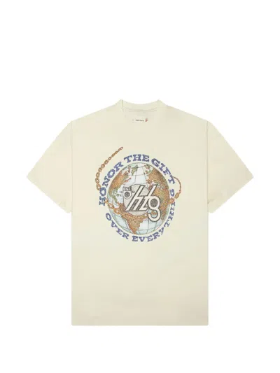 Honor The Gift Over Everything Graphic-print T-shirt In Neutral