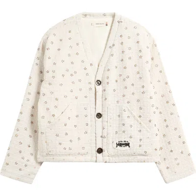 Honor The Gift Oversize Beaded Cardigan In White