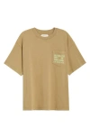 Honor The Gift Paint Works Graphic Pocket T-shirt In Brown