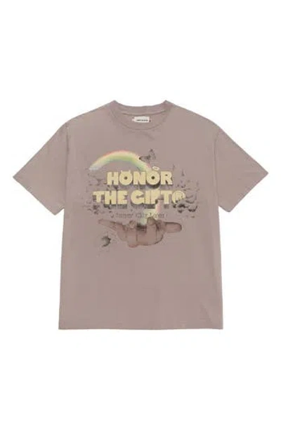 Honor The Gift Palms Graphic T-shirt In Stone