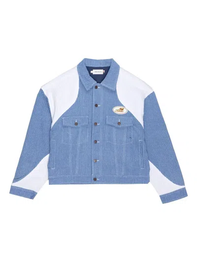 Honor The Gift Panel Corduroy Trucker Jacket In Blue
