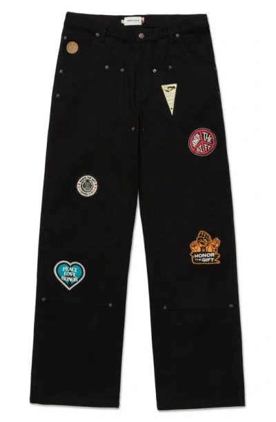 Honor The Gift Patch Carpenter Pants In Black