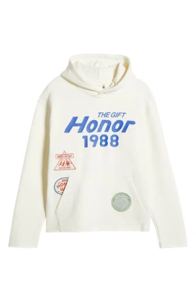 Honor The Gift Patchwork Party Hoodie In Neutral