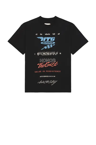 Honor The Gift Persistence Race Tee In Black
