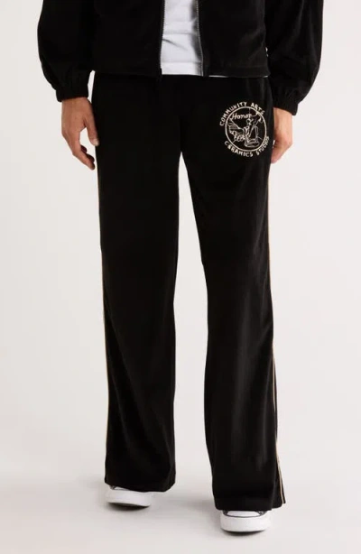 Honor The Gift Piped Track Pants In Black