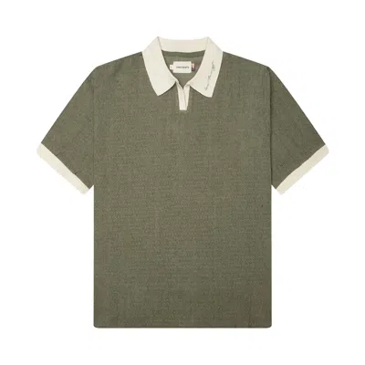Pre-owned Honor The Gift Pique Colorblock Polo 'sage' | Green | Men's Size M