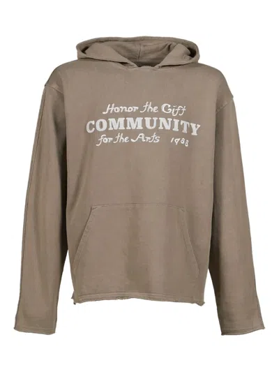 Honor The Gift Pocket Hoodie In Brown