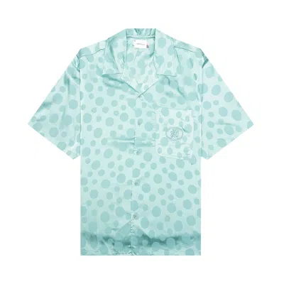 Pre-owned Honor The Gift Polka Dot Camp Shirt 'green' | Men's Size S