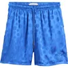 Honor The Gift Polka Dot Drawstring Shorts In Blue