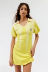 HONOR THE GIFT POLO KNIT DRESS IN YELLOW, WOMEN'S AT URBAN OUTFITTERS