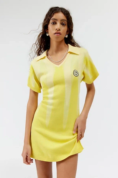 Honor The Gift Polo Knit Dress In Yellow, Women's At Urban Outfitters