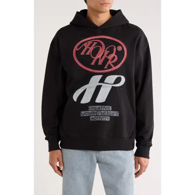 Honor The Gift Pop Art Hoodie In Black