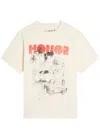 Honor The Gift Block Party Graphic T-shirt In White