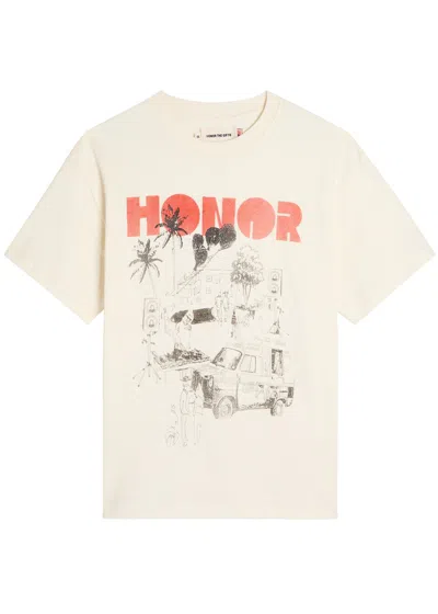 HONOR THE GIFT HONOR THE GIFT PRINTED COTTON T-SHIRT