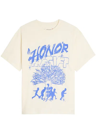 HONOR THE GIFT HONOR THE GIFT PRINTED COTTON T-SHIRT