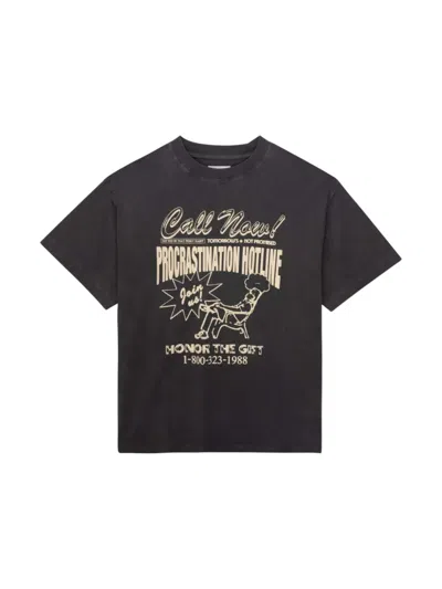 Honor The Gift Puff-print T-shirt In Black