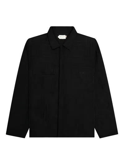 Honor The Gift Quilted H Logo Jacket In Black