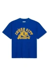 Honor The Gift Records Cotton Graphic Tee In Long-beach-navy