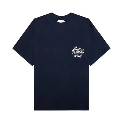 Pre-owned Honor The Gift Roller Rink T-shirt 'navy' | Blue | Men's Size L