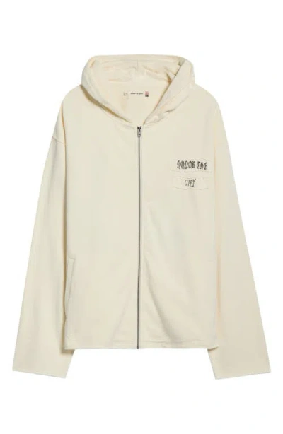 Honor The Gift Running Sh*t Since 1988 Zip Hoodie In Gray