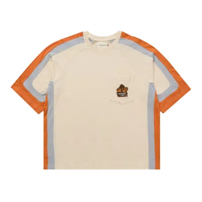 Pre-owned Honor The Gift Short-sleeve Panel Pocket Tee 'bone' | White | Men's Size L
