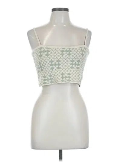 Pre-owned Honor The Gift Sleeveless Top Ivory Strapless Neckline Tops