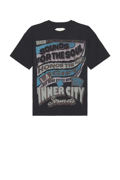 Honor The Gift Sounds For The Soul Oversize Graphic T-shirt In Black