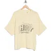 Honor The Gift Sounds Short Sleeve Cotton Sweater In Neutral