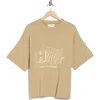 Honor The Gift Sounds Short Sleeve Cotton Sweater In Brown