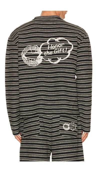 Honor The Gift Speak Striped Long Sleeve In Multi