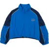 Honor The Gift Sports Crop Jacket In Blue