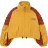 Honor The Gift Sports Crop Jacket In Yellow