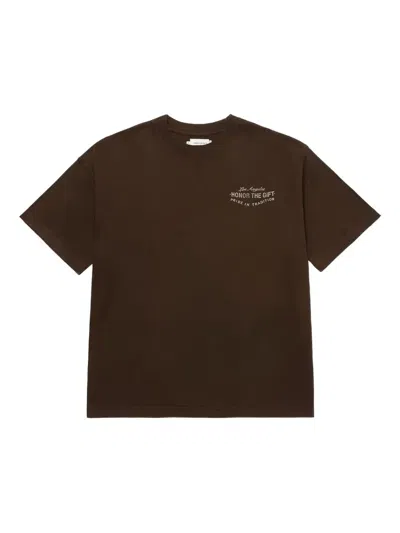 Honor The Gift Stadium-print T-shirt In Brown