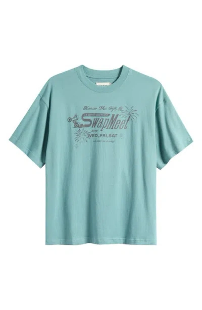 Honor The Gift Swap Meet Cotton Graphic T-shirt In Green