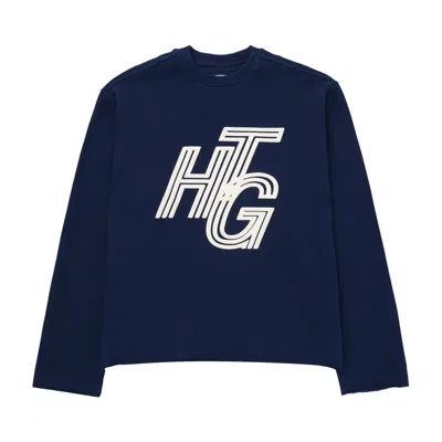 Pre-owned Honor The Gift Terry Crewneck 'blue'