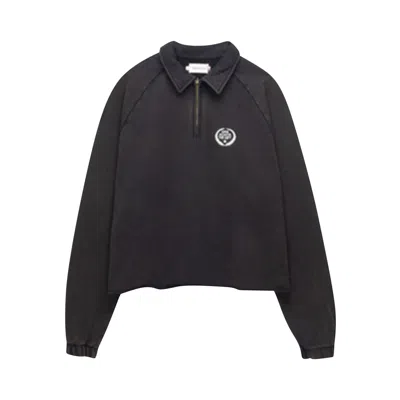 Pre-owned Honor The Gift Vintage Terry Quarter Zip 'vintage Black' | Men's Size M
