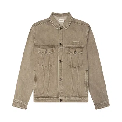 Pre-owned Honor The Gift Washed Twill Trucker 'taupe' | Tan | Men's Size L In Brown